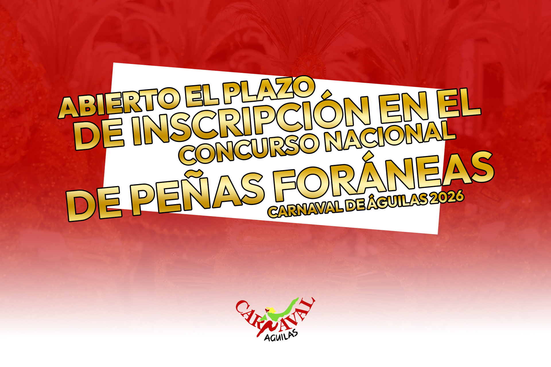 Formulario de pre-inscripci�n para el XXVIII Concurso nacional de pe�as for�neas