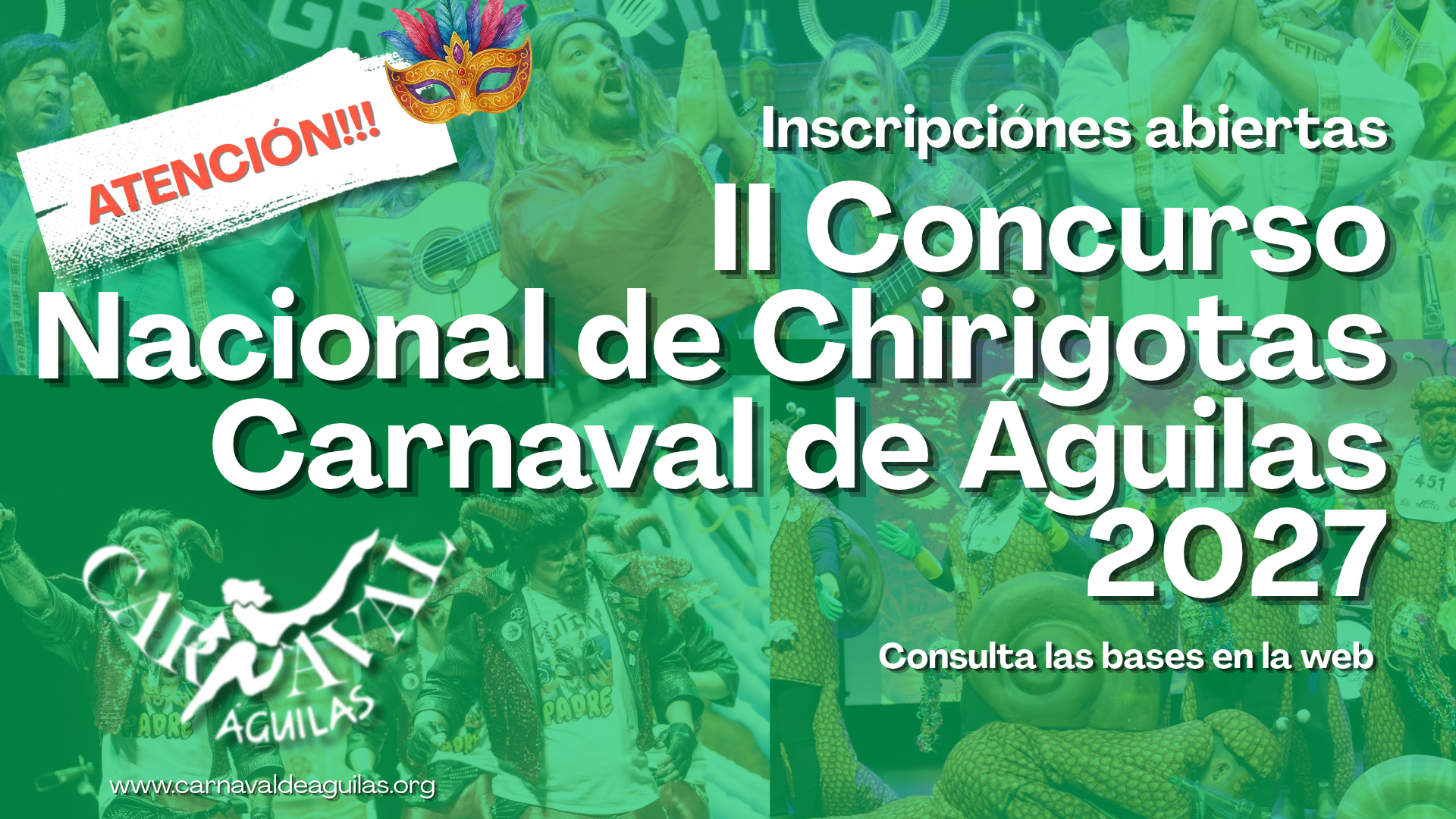 II Concurso Nacional de Chirigotas Carnaval de Águilas 2027