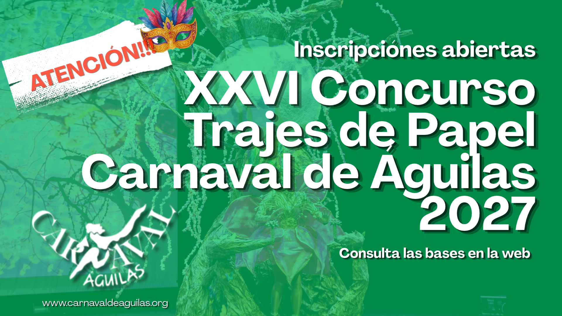 Concurso de Trajes de Papel Carnaval de Águilas 2027
