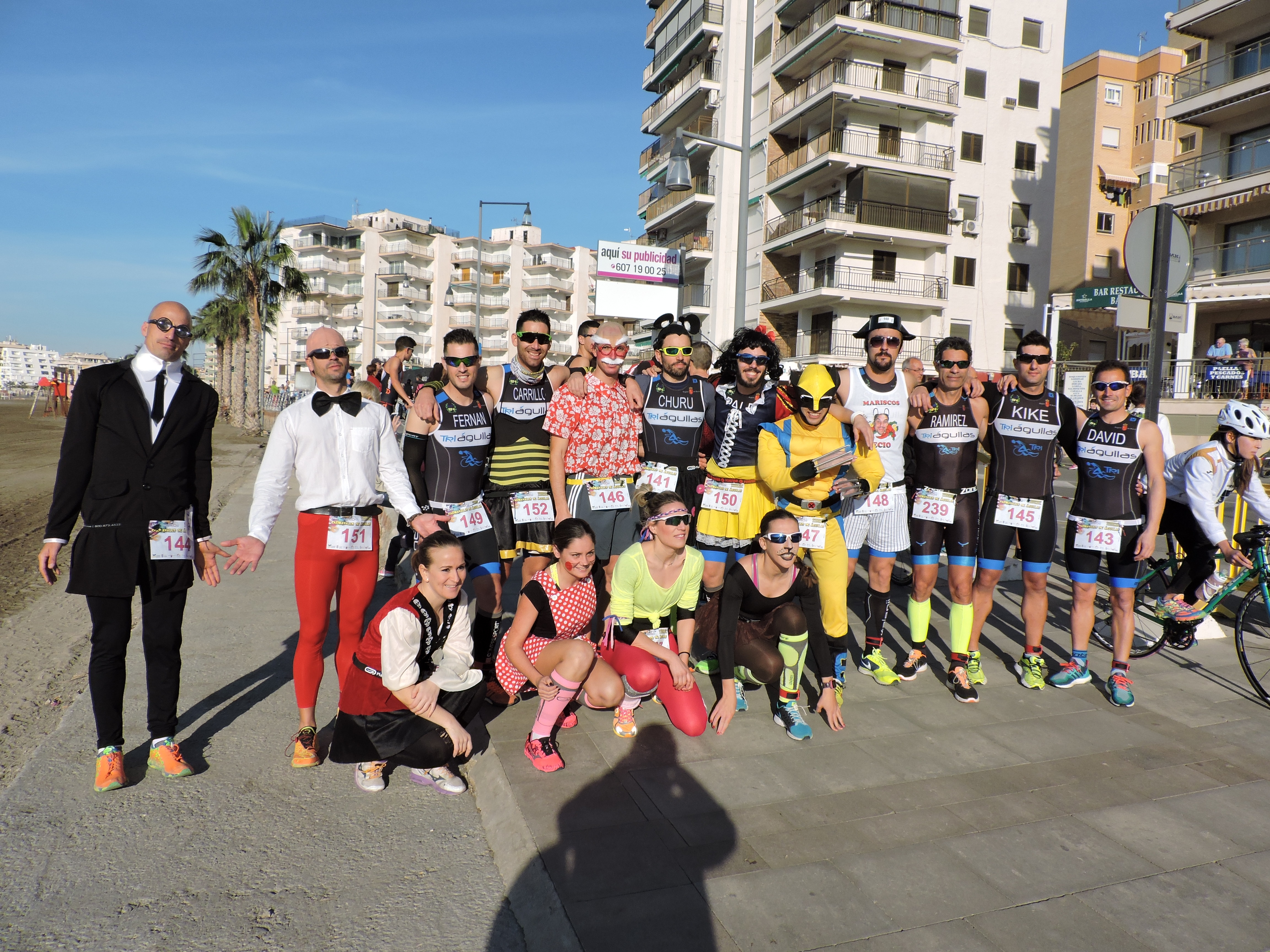   El Duatl�n de Carnaval llen� de colorido la jornada del domingo