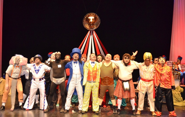 Actuaci�n de la murga Los Ciegos, Ciegos Perd�os 