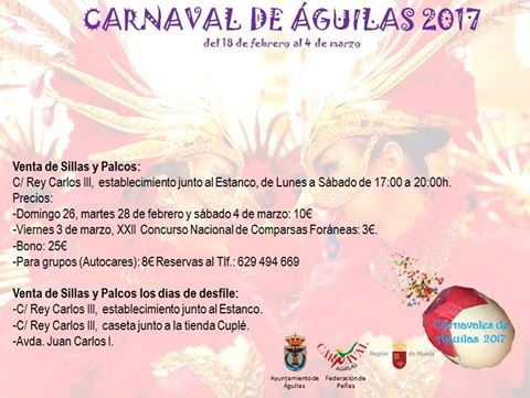 Venta de sillas y Palcos