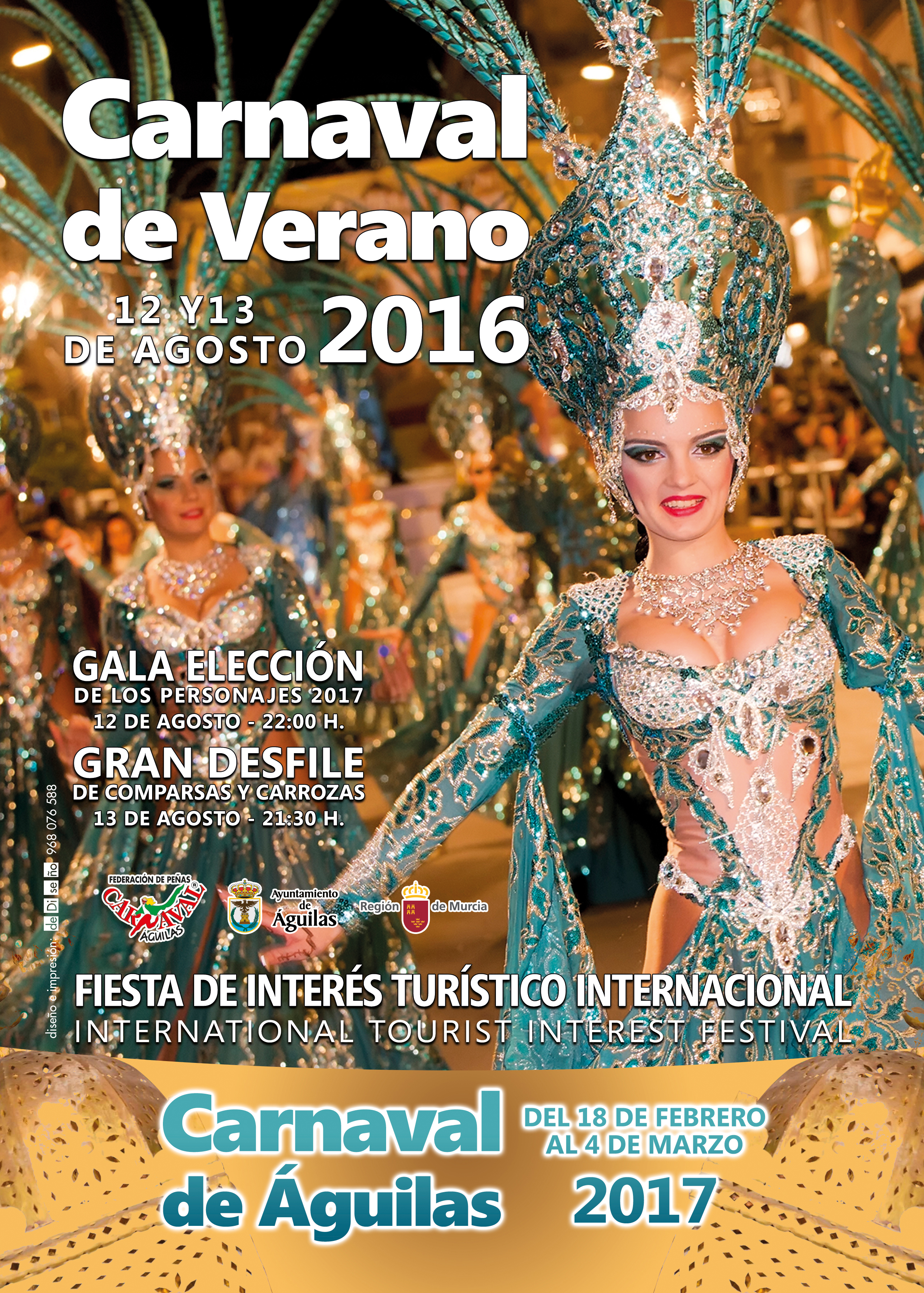 GALA ELECCI�N DE PERSONAJES 2017 - CARNAVAL DE VERANO 2016