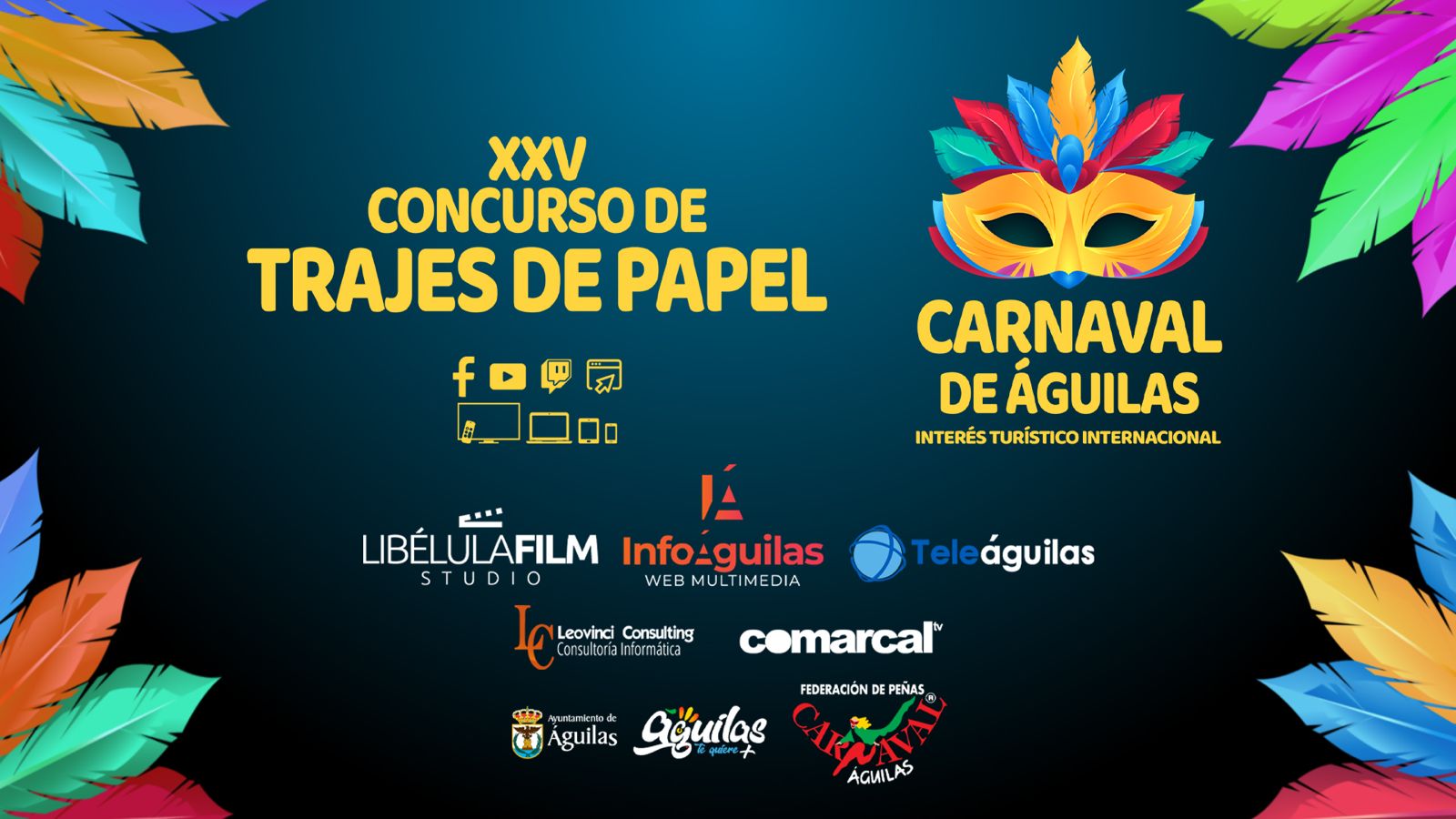 Retransmisi�n en directo - Concurso de Trajes de Papel del Carnaval de �guilas 2026